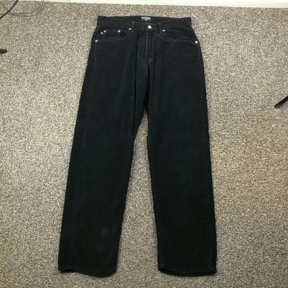 Polo Ralph Lauren Jeans Vintage Polo Jeans Co Ralph Lauren Corduroy Jeans Black Mens 34x3